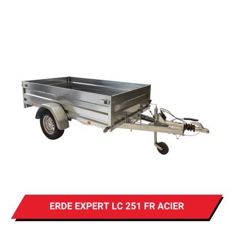 Bâche pour remorque Erdé Expert LC 251 FR Acier