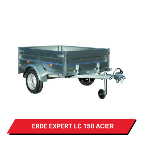 Bâche pour remorque Erdé Expert LC 150 Acier