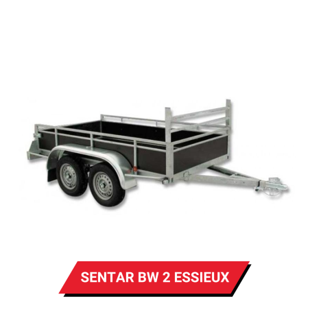 Bâche pour remorque Sentar BW 2 essieux
