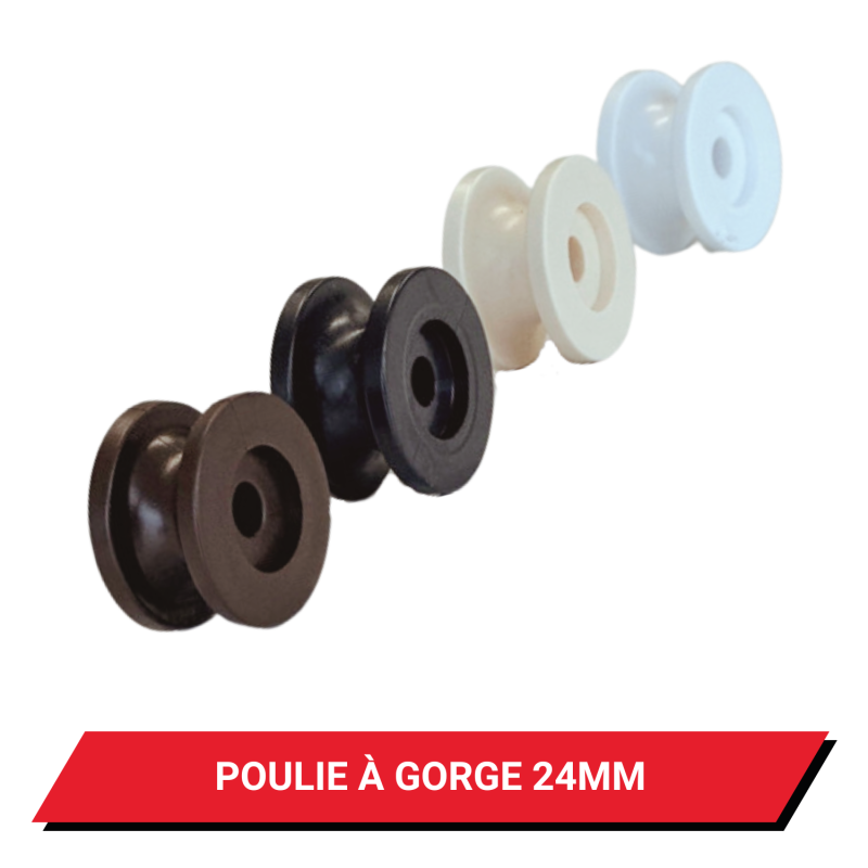 Poulie En Fonte 75mm X 24mm - Type SPA - Gorge Simple - Moyeu Amovible - Neuf