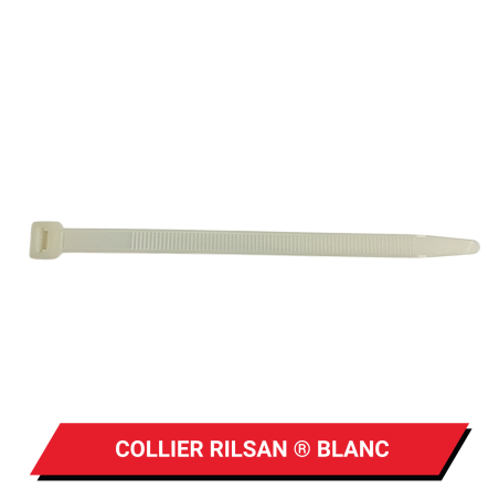 Collier RILSAN ® Blanc à l'unité