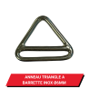 Anneau triangle à barrette Ø 6 mm Inox