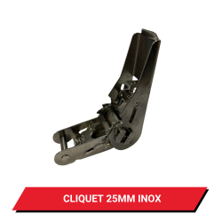 Cliquet 25mm Inox 800kg
