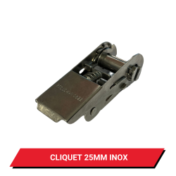 Cliquet 25mm Inox 800kg