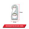 Mousqueton Nylon 10mm - Schéma