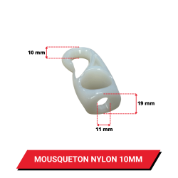 Mousqueton Nylon 10mm - Schéma
