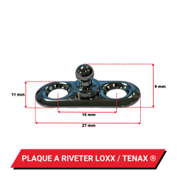 Plaque à riveter Loxx / Tenax ® pour tôle ou bois