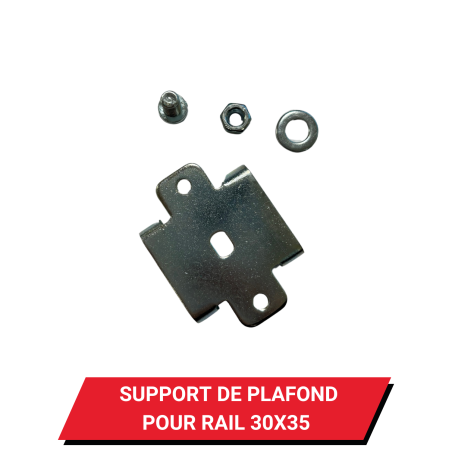Support de plafond pour rail 30x35
