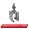 Support enveloppant pour rail 50x40