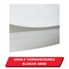 Sangle thermosoudable 48 mm en rouleau de 100 ml - Blanche