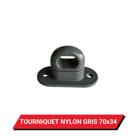 Tourniquet TIR 70 x 34 mm Nylon Gris