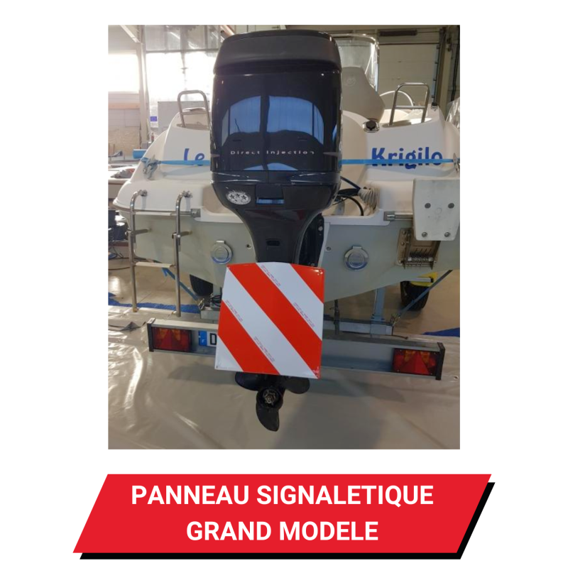 Panneau signalétique pour bateau - Grand modèle